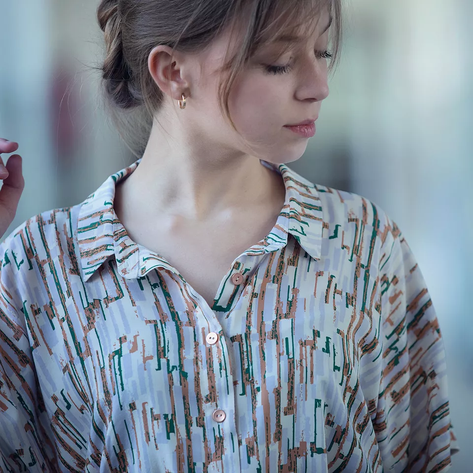 Viscose wit met strepen patroon  'laundry days'  - See You At Six -