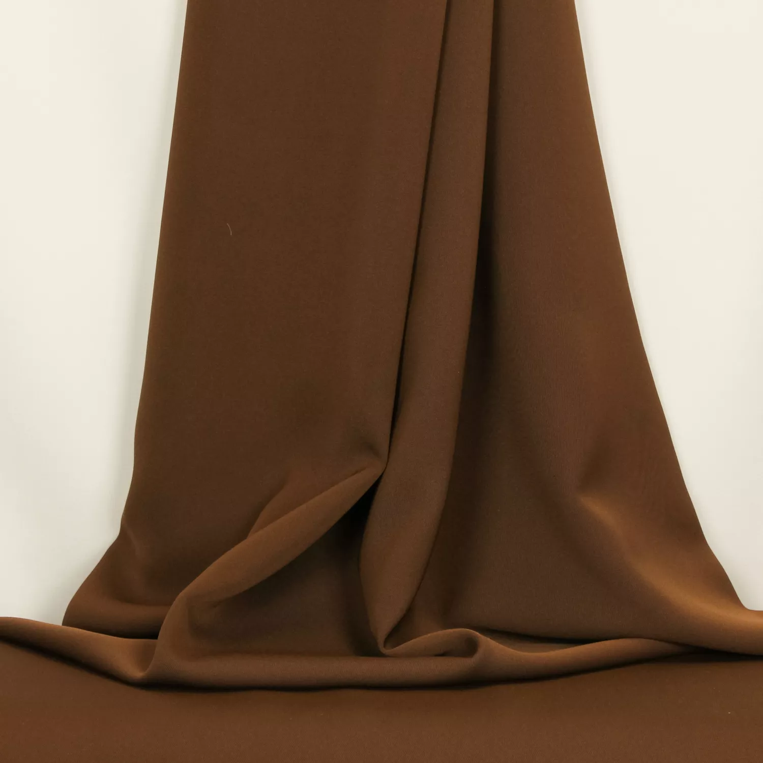 Polyester bruin effen