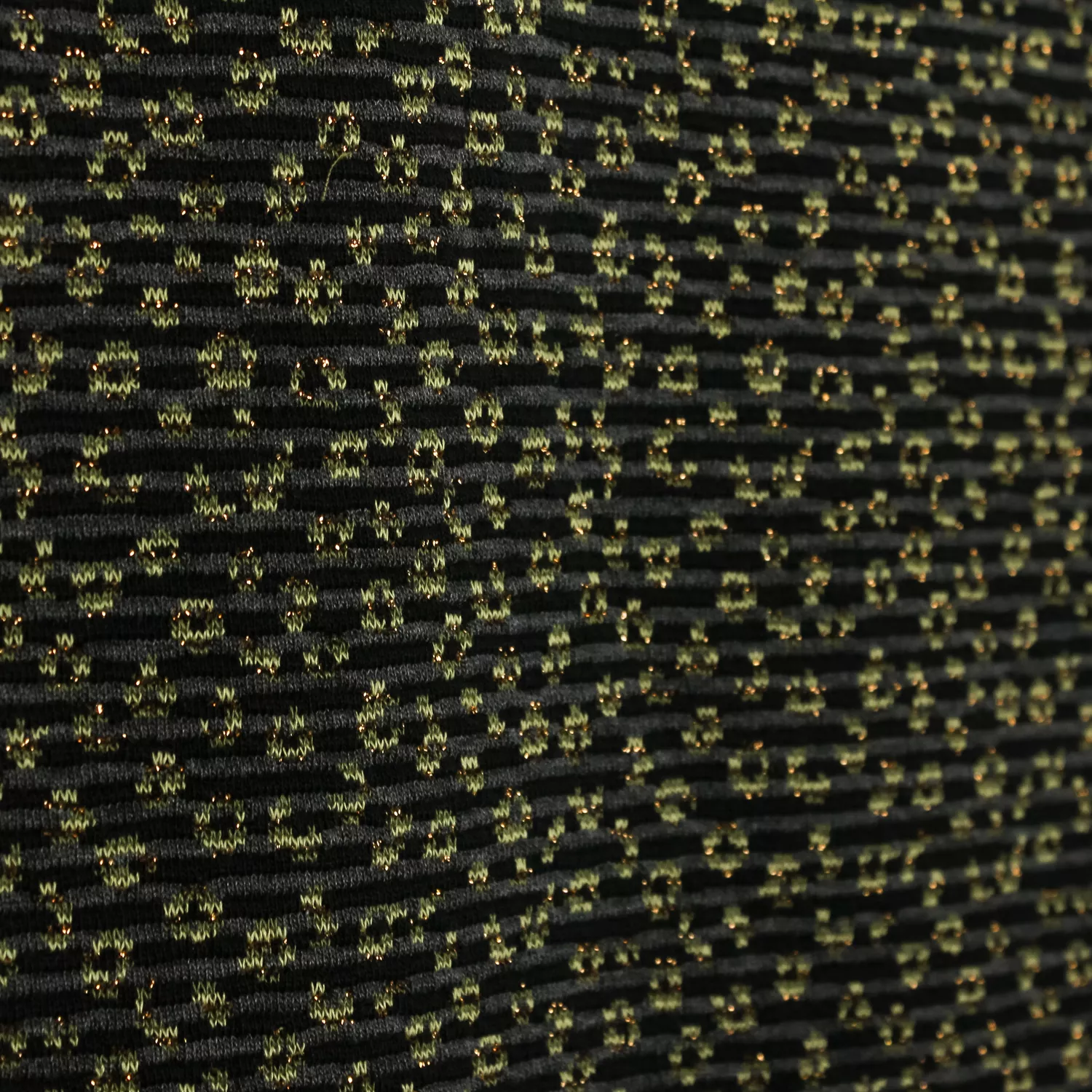 Jaquard tricot glinsterend mini luipaardmotief