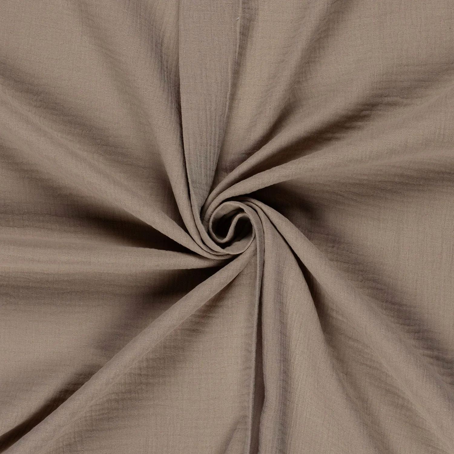Mousseline effen beige