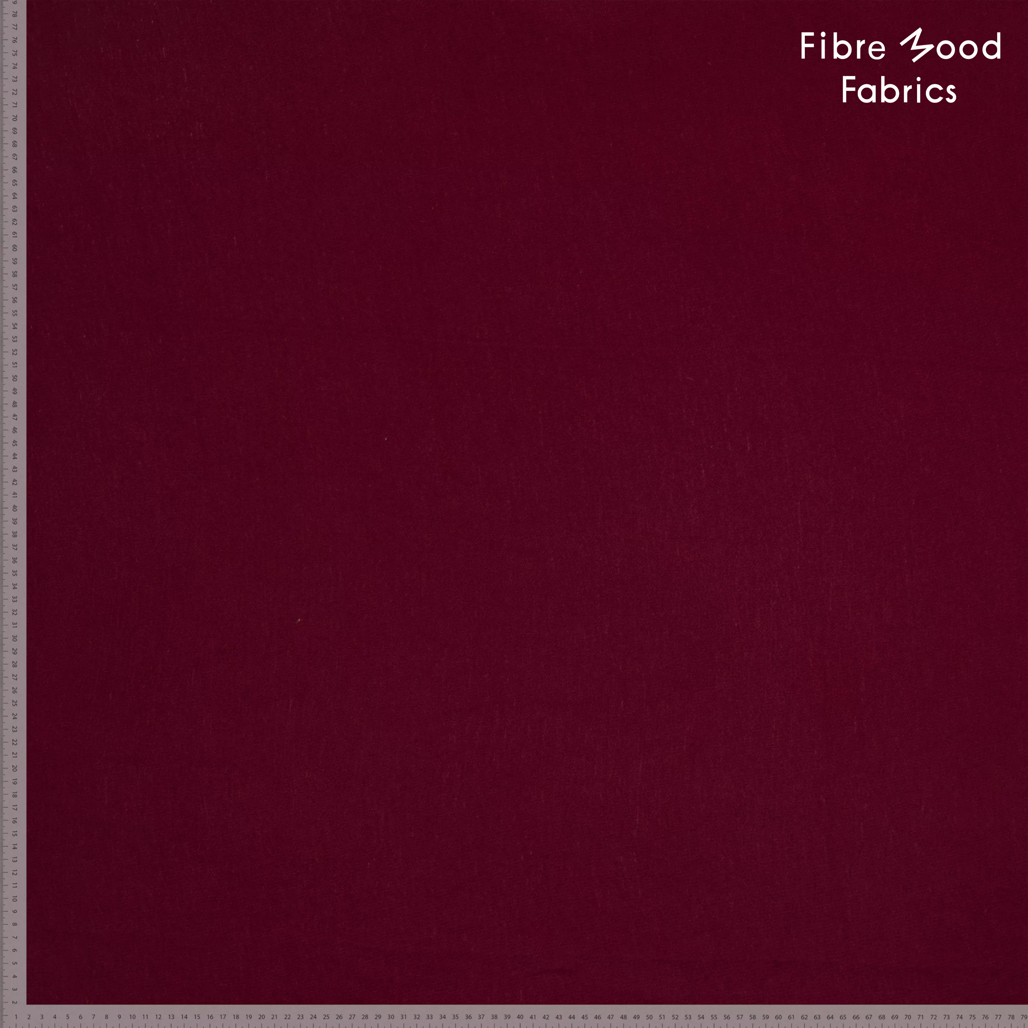 Viscose crêpe bordeaux  - Fibre Mood -