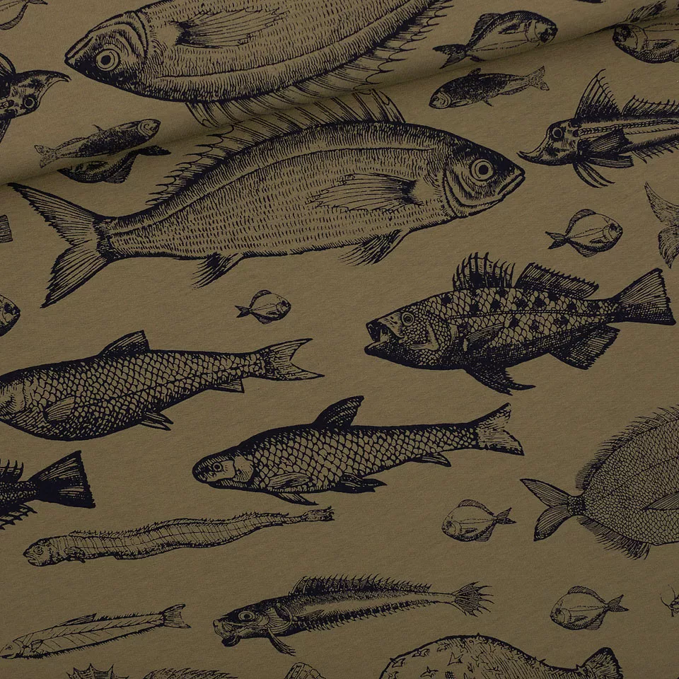 French terry 'fish study'  - See You At Six -