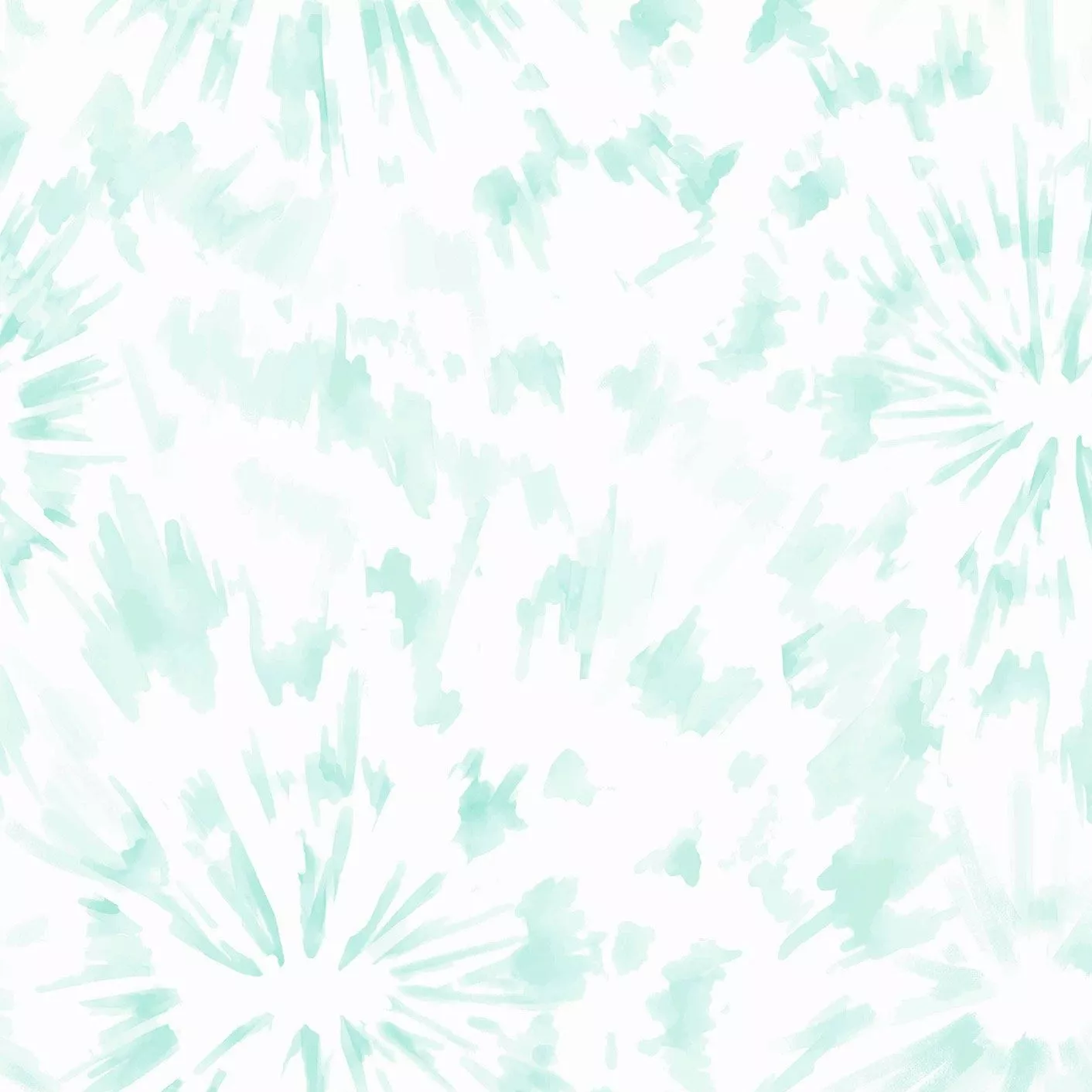 Tricot wit met munt tie dye - Katia