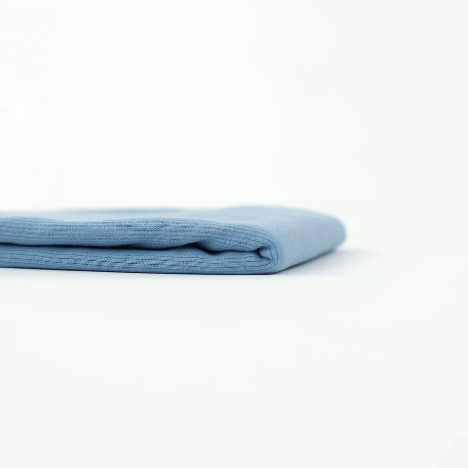 Rib boordstof blauw  'spring lake blue'  - See You At Six -
