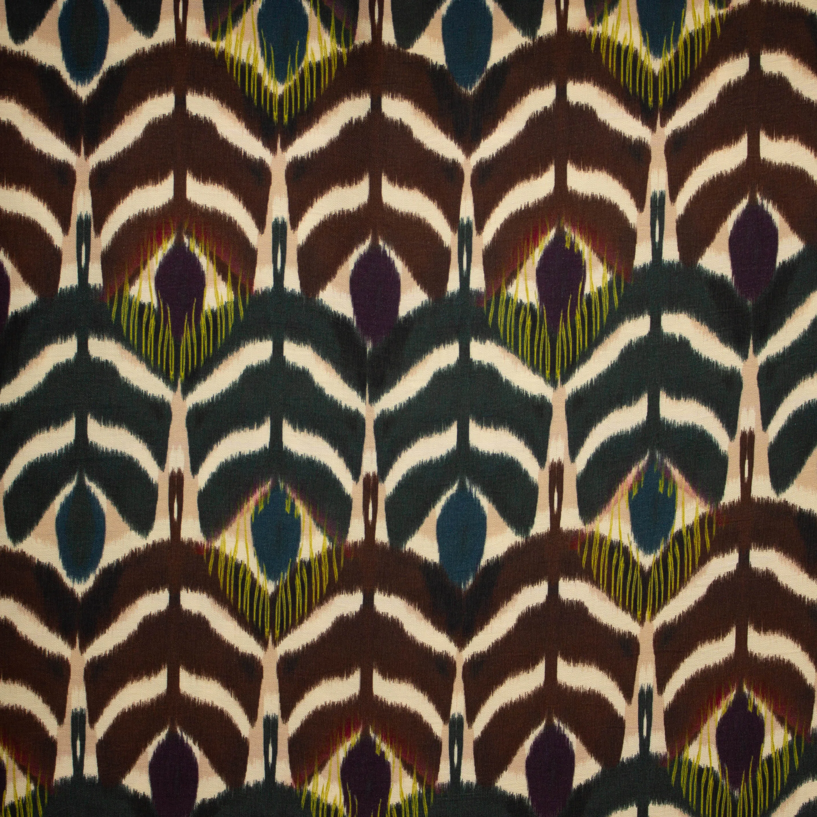 Viscose polyamide crêpe met print - Burda