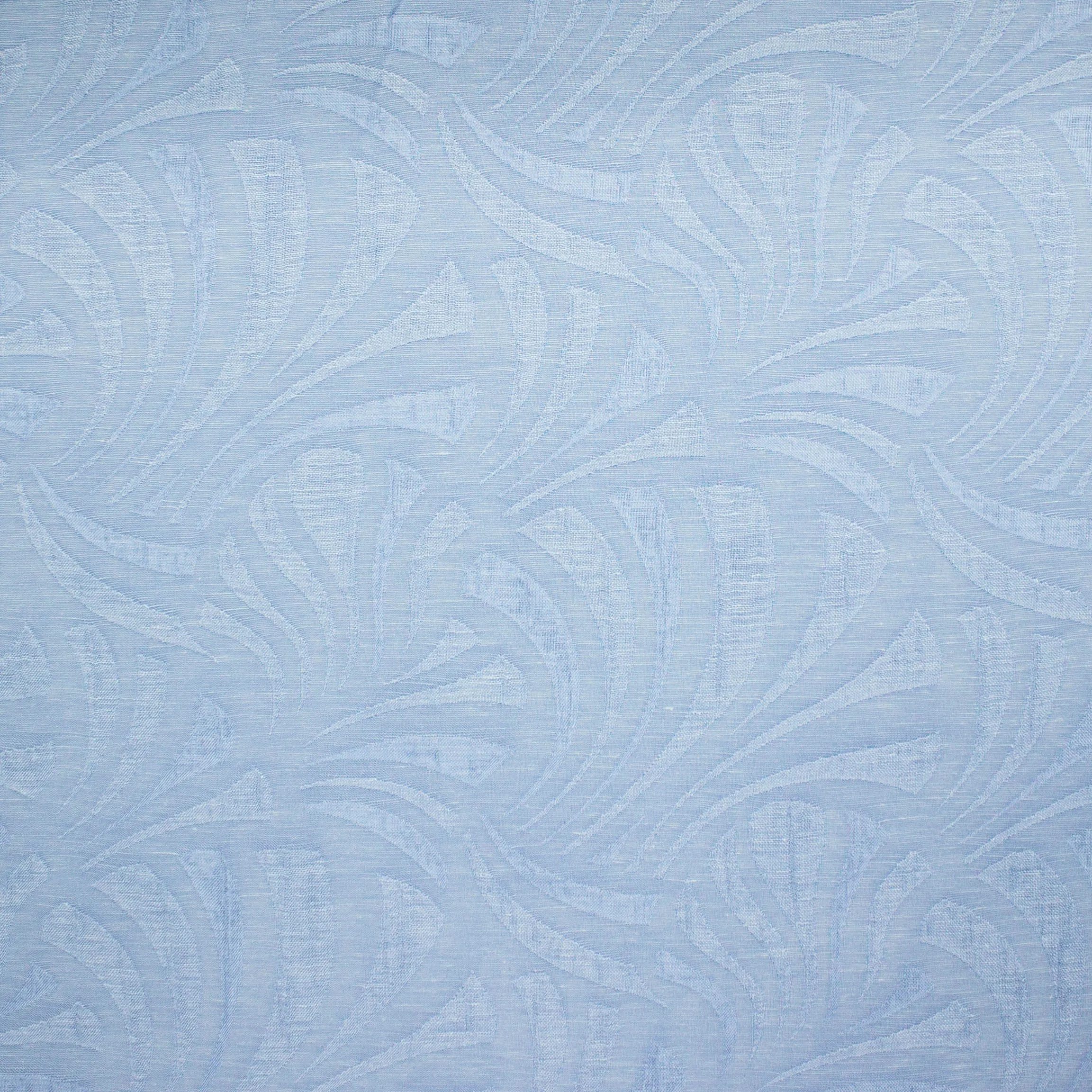 Viscosemengeling blauw met abstract motief