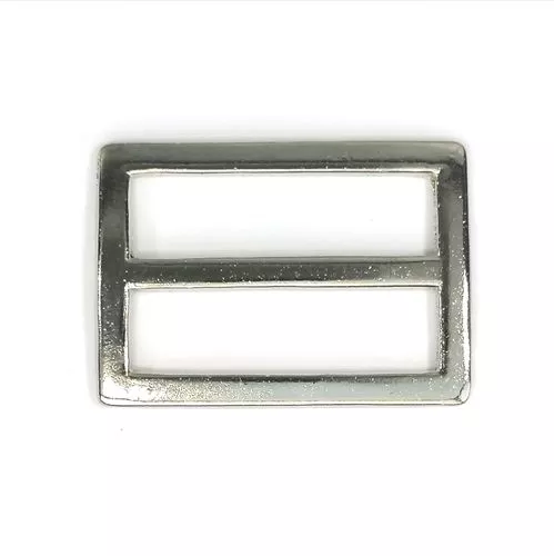 Schuifgesp - zilver - 30 x 8 mm