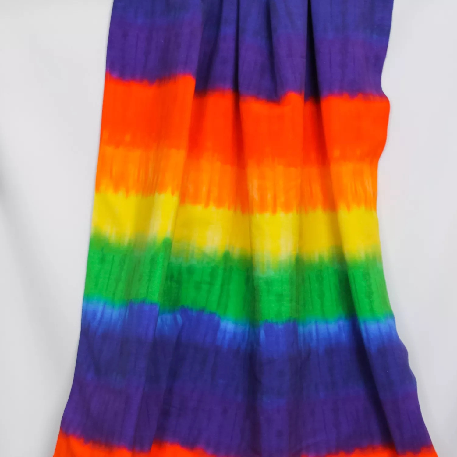 French terry tie-dye rainbow