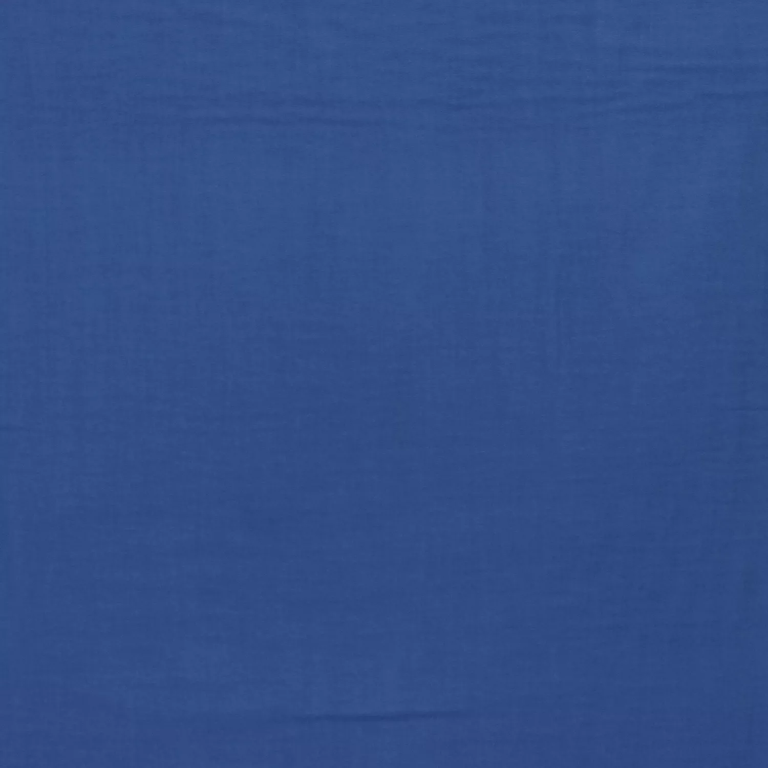 Double gauze blauw effen