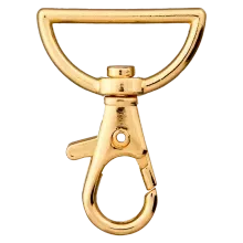 Musketonhaak - goud - 32 mm