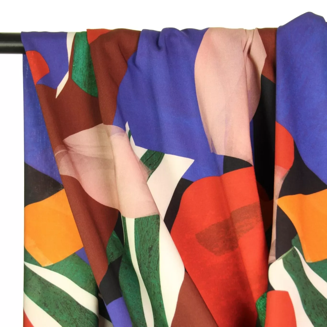 Viscose met abstracte print   - Atelier Jupe