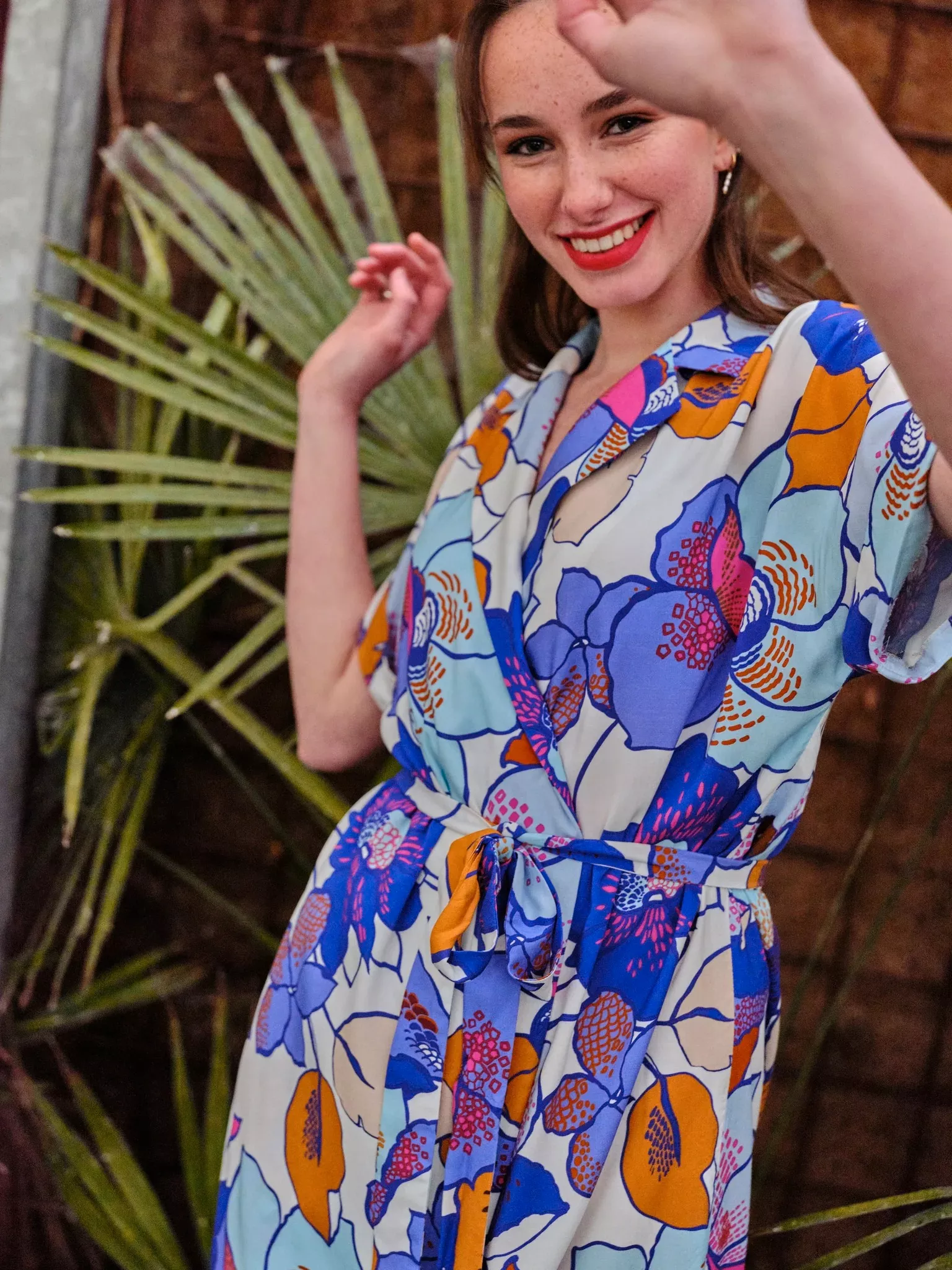 Viscose met bloemen print   - Atelier Jupe