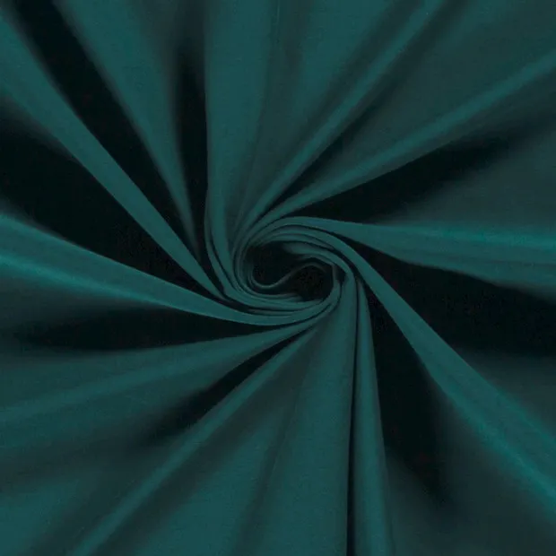 Katoen tricot petrol groen