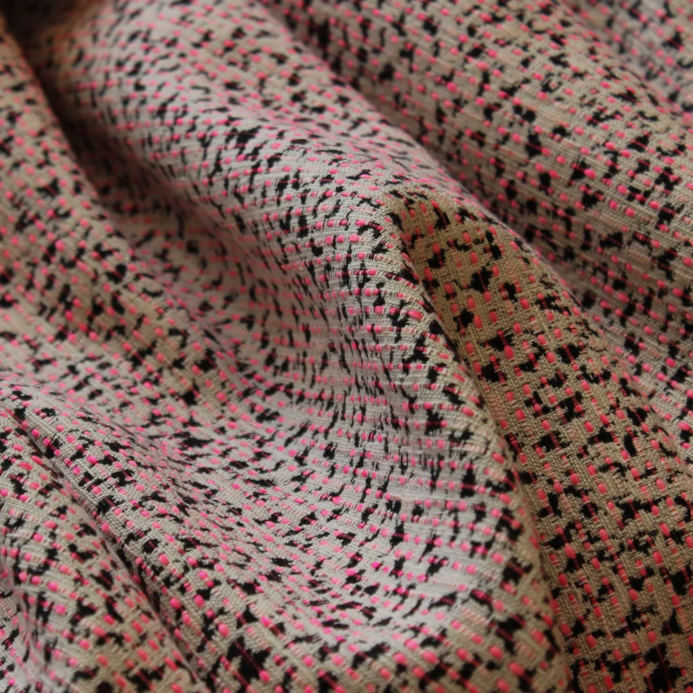 Chanelstof double face roze - Lorré