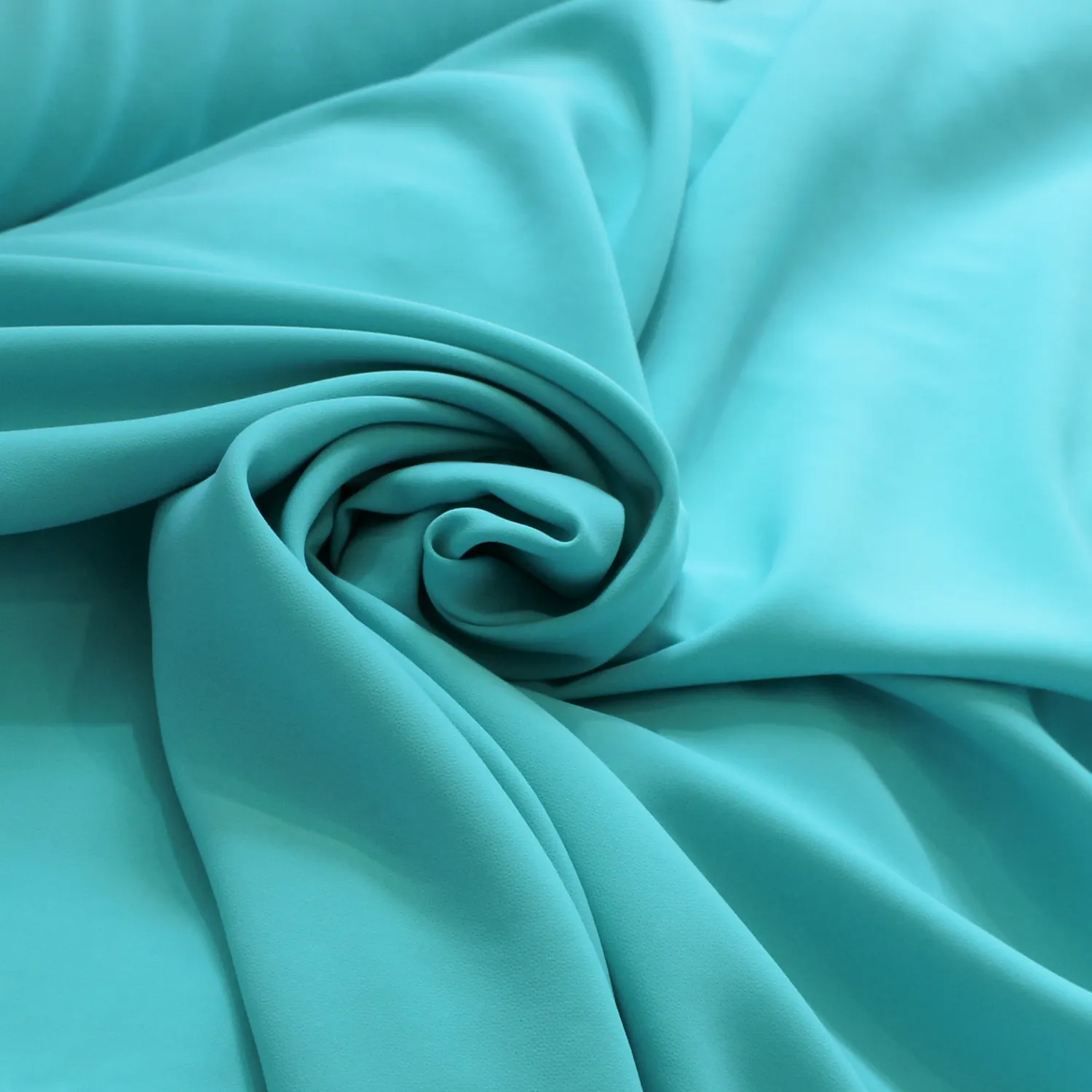 Stretch crêpe turquoise - Lorré