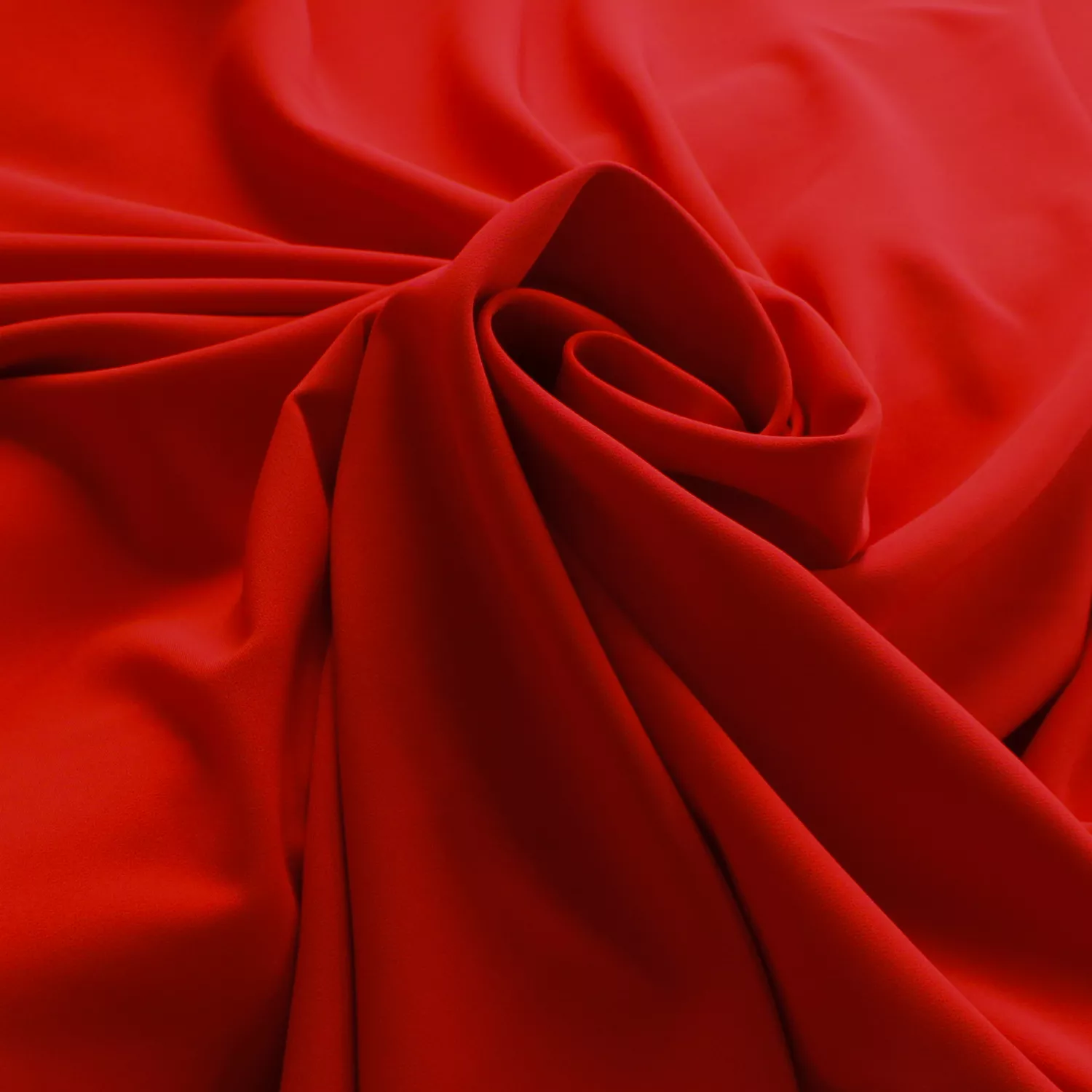Stretch crêpe rood - Lorré