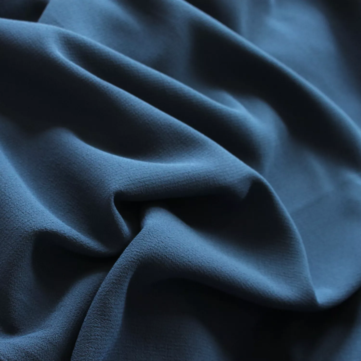 Bubbel crêpe marineblauw - Lorré