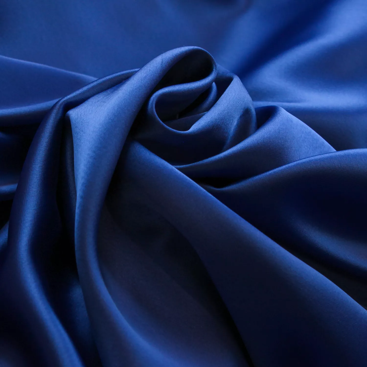 Triacetaat satijn marineblauw - Lorré