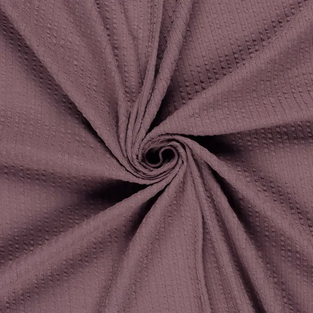 Rib jacquard mauve