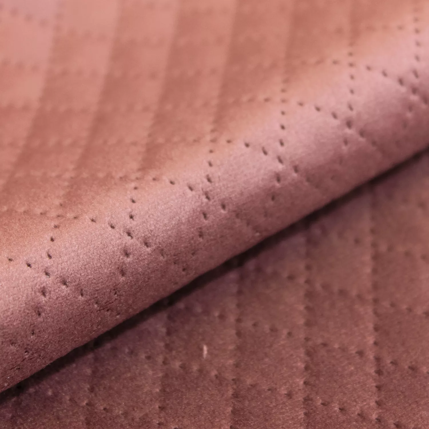 Gewatteerde stof oud roze