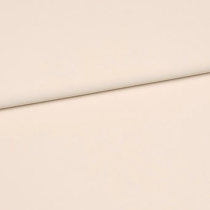 Polyester stretch effen ecru