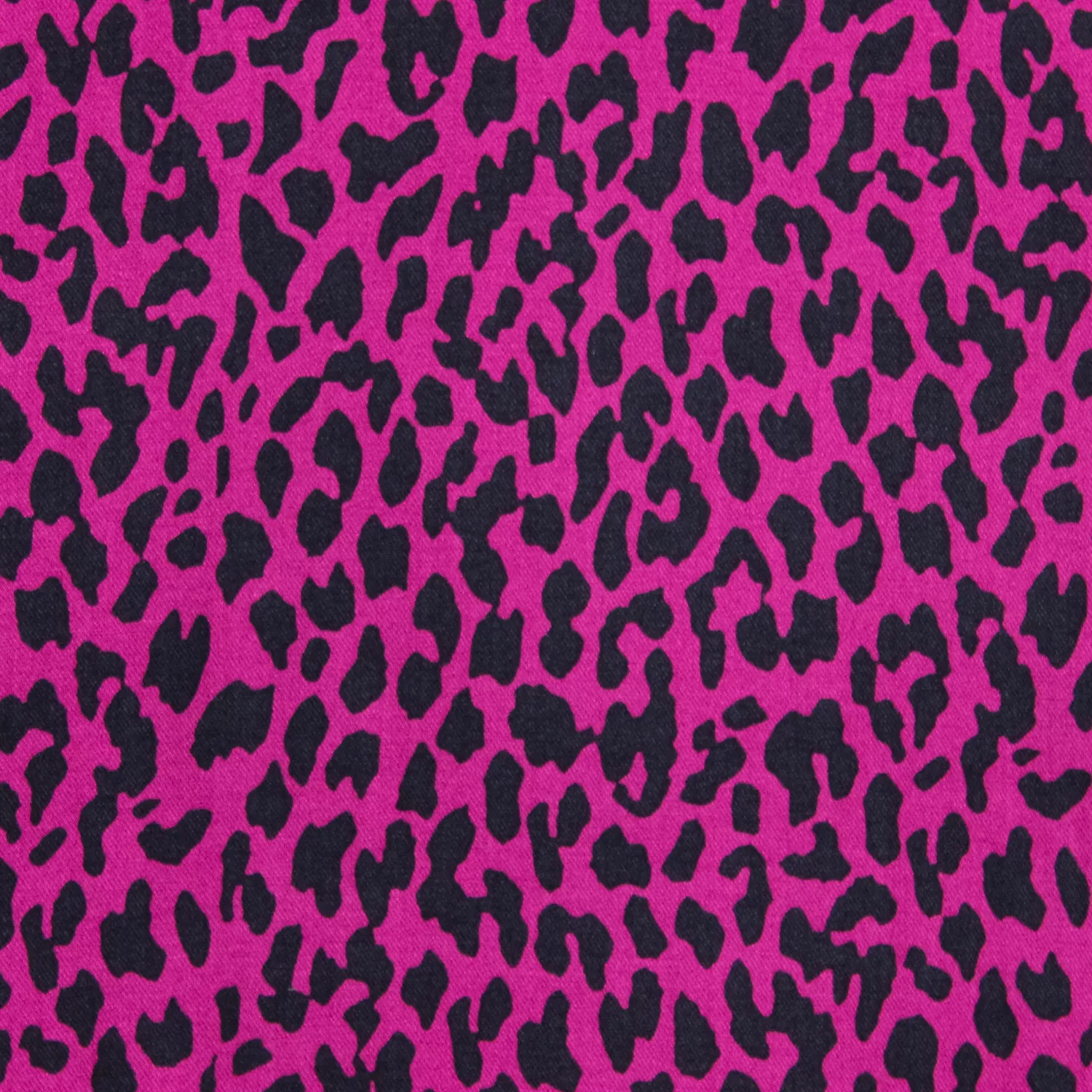 Viscose roze met luipaardprint