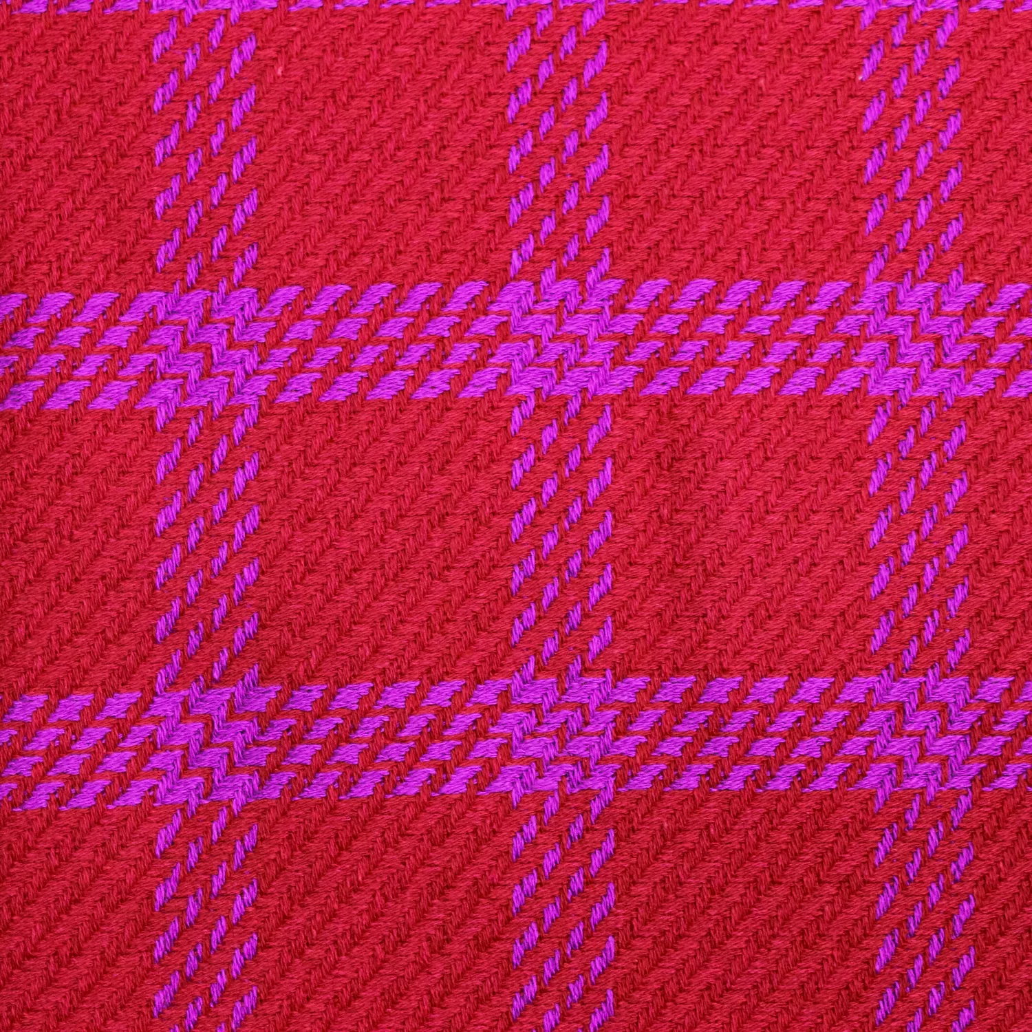 Jacquard rood met paarse ruiten - Burda