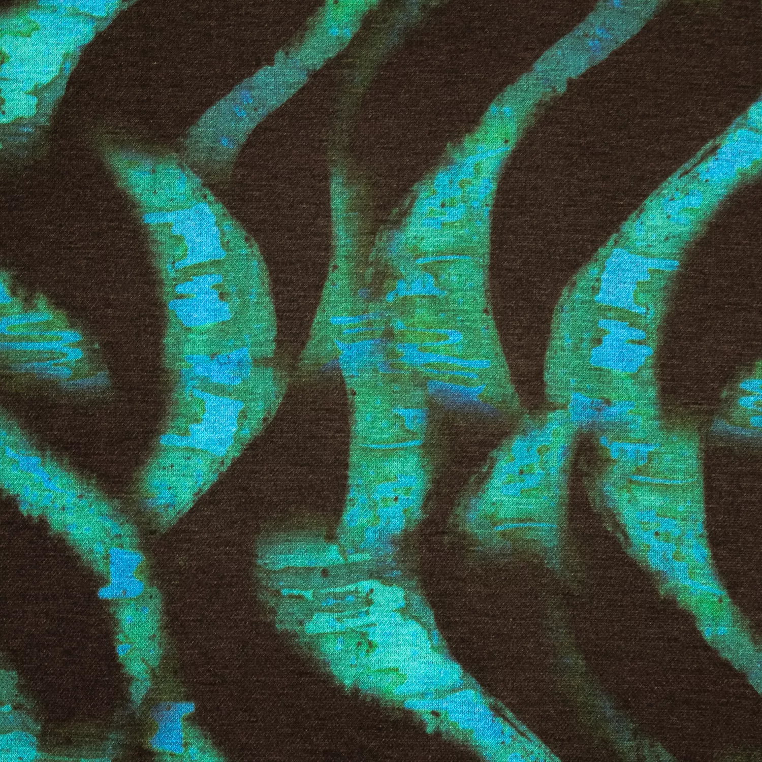 Punta di Roma zwart met groen / blauw