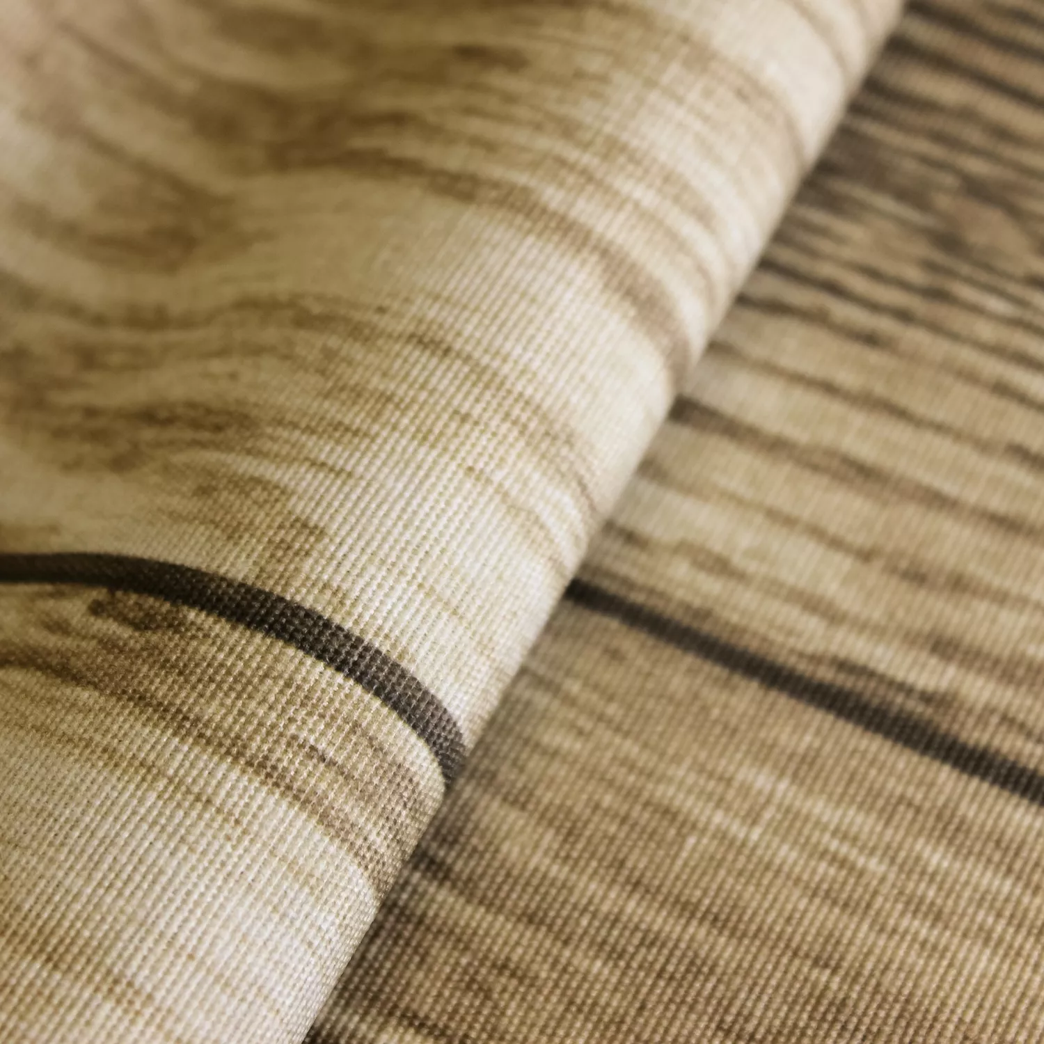 Canvas bruin met planken
