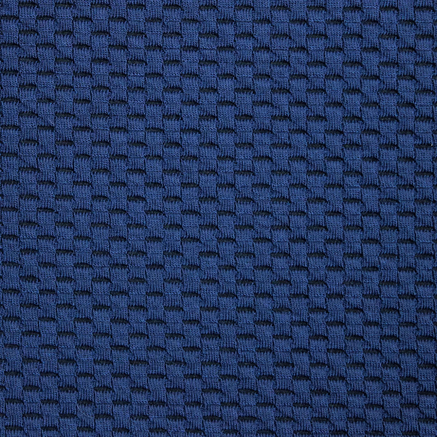 Polyester viscose tricot donkerblauw