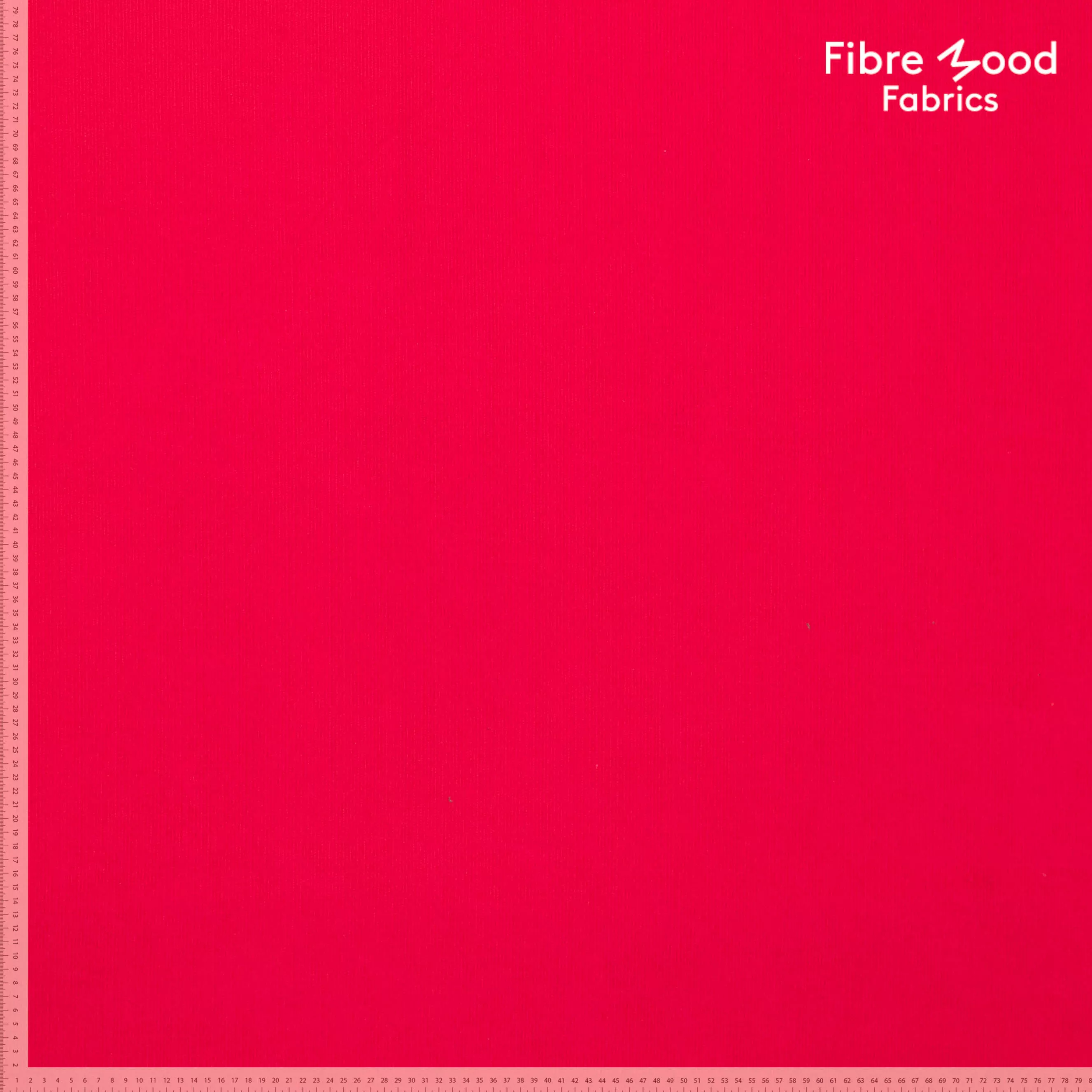 Ribfluweel fuchsia - Fibre Mood