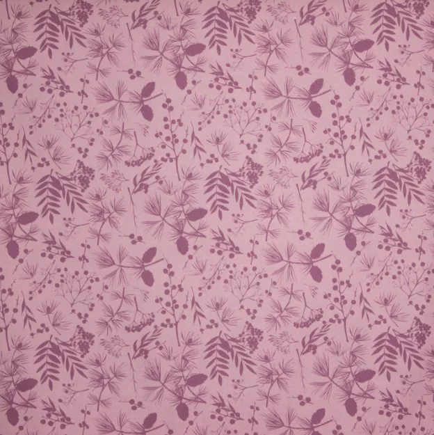 Canvas paars roze met verschillende takjes