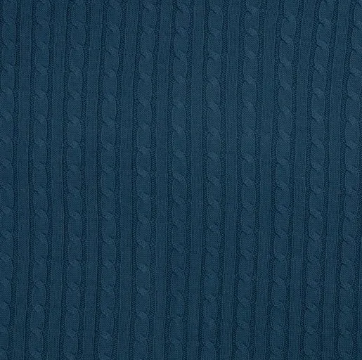 Gebreide stof blauw