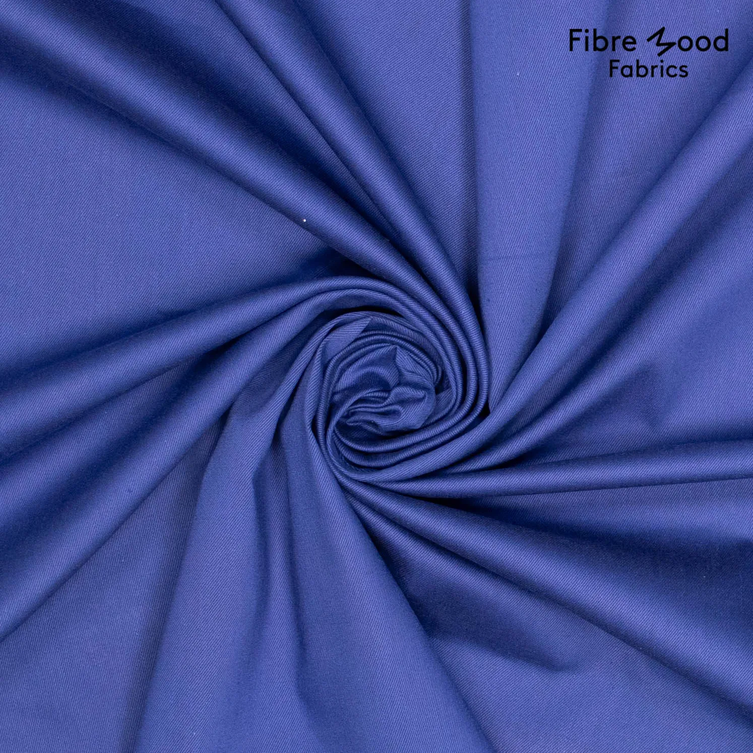 Twill denim groen   - Fibre Mood