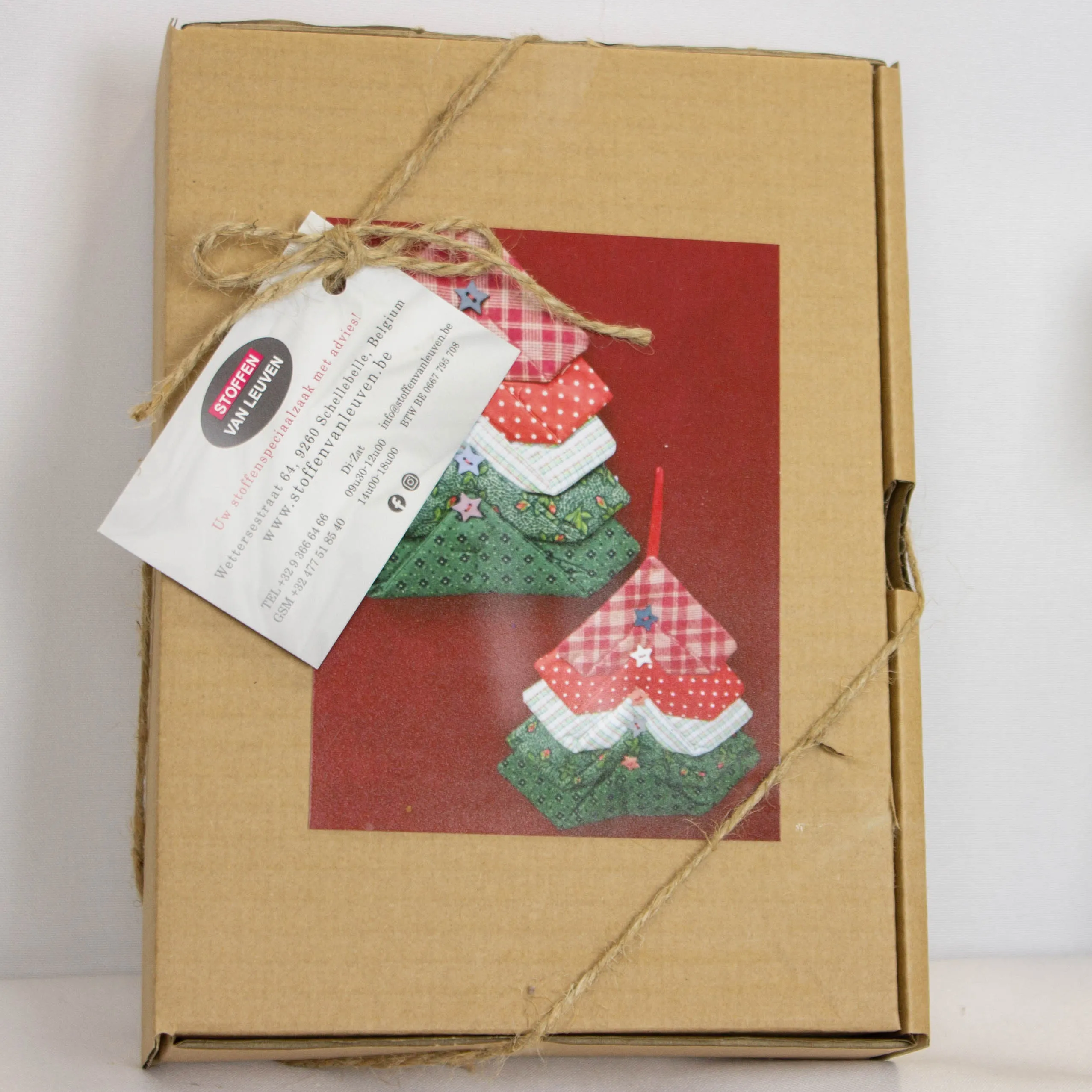 Pakket DIY Vouw-kerstboom 2 Stuks
