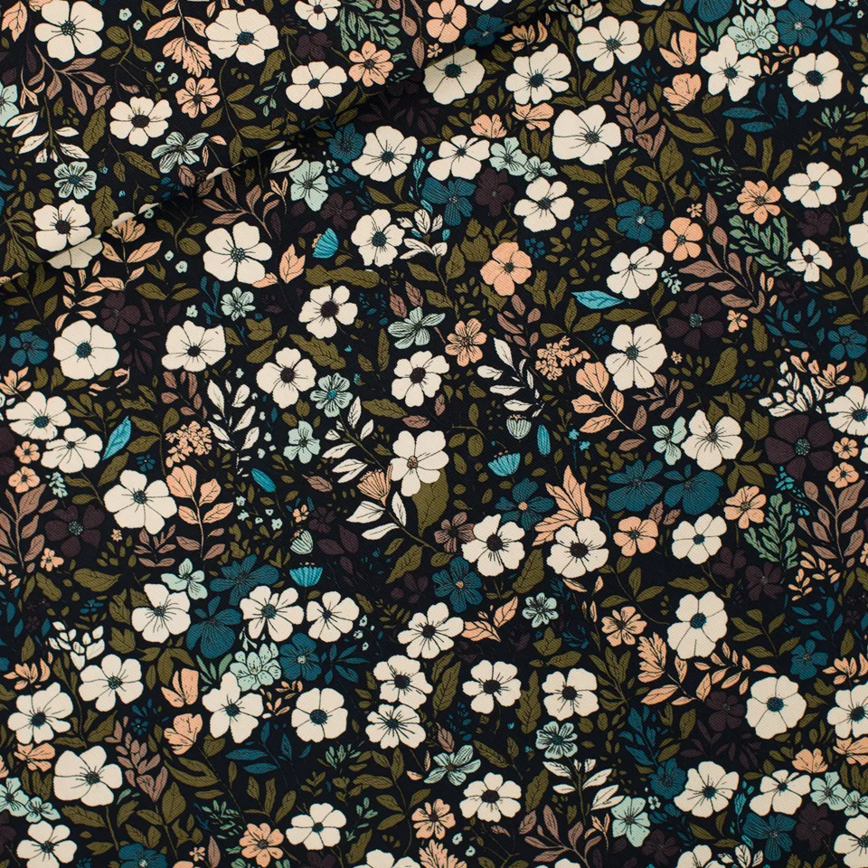 French terry bloemen 'Flower Harvest' van See You At Six