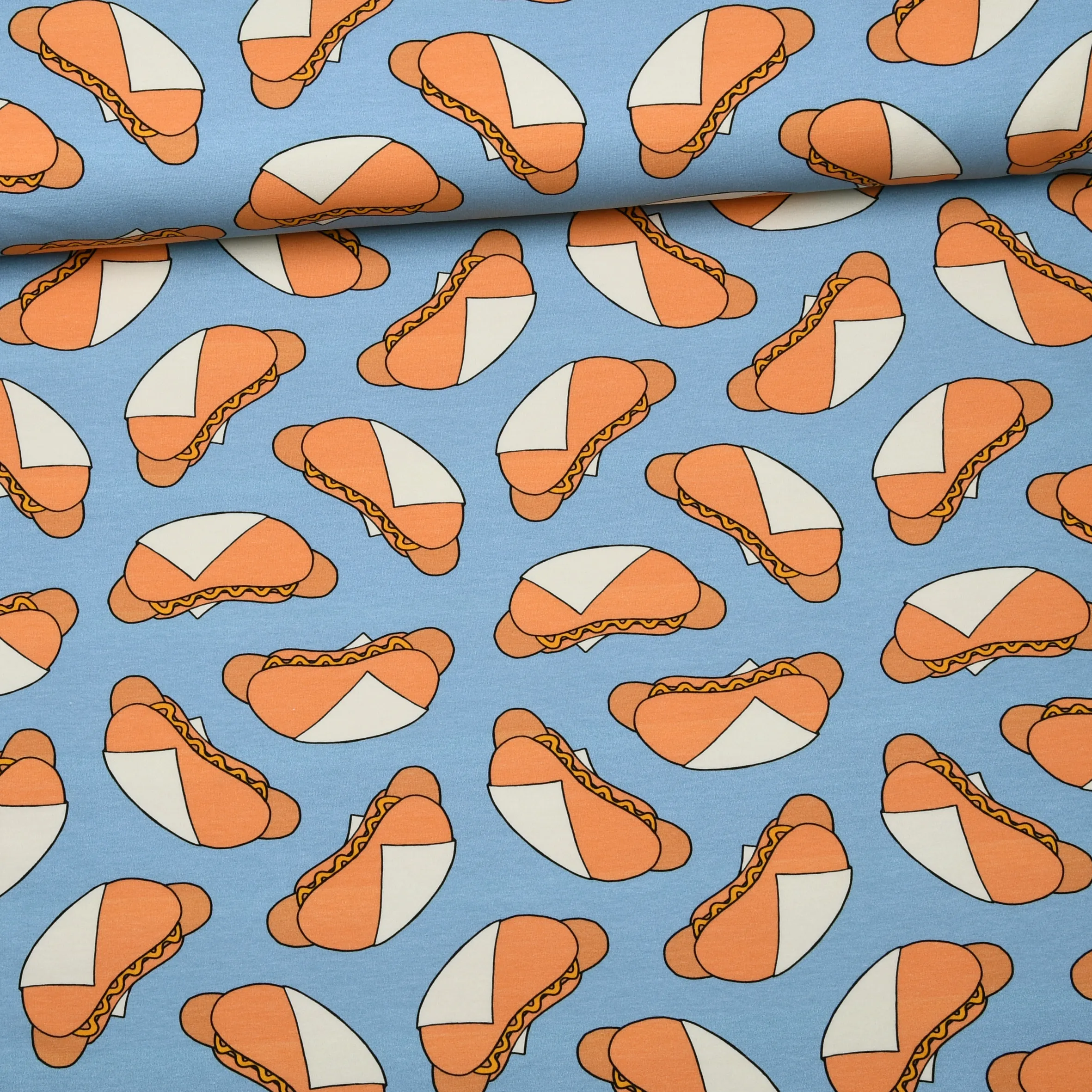 French terry 'Hot dogs' van Eva Mouton