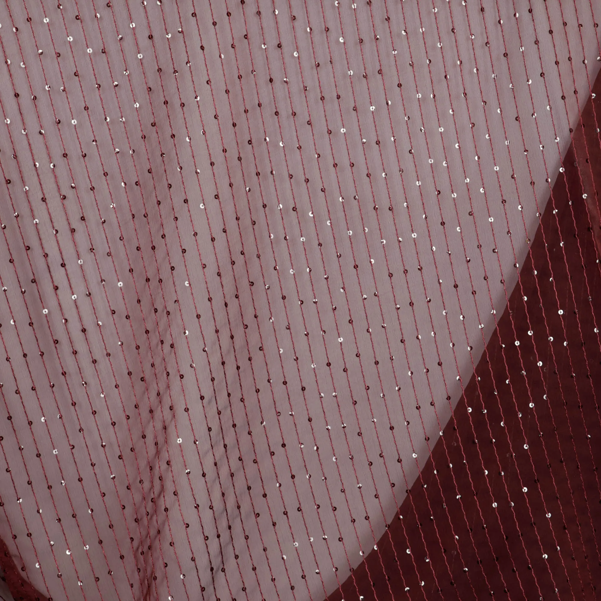 Voile bordeaux met pailletten