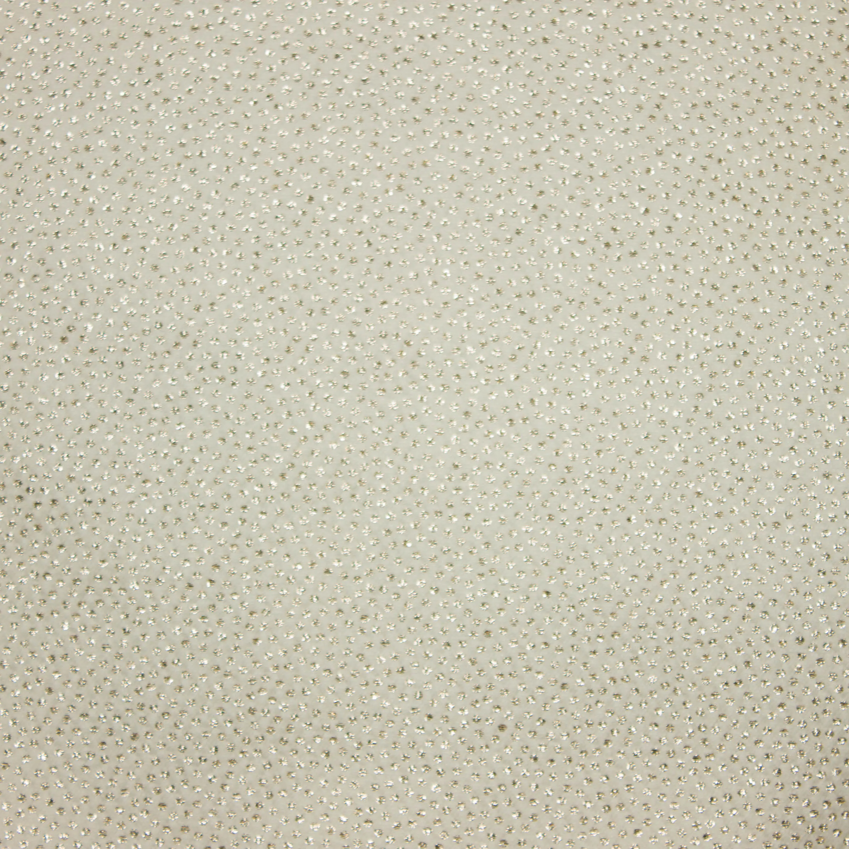 Jacquard ivoor met zilveren bolletjes - Lorré