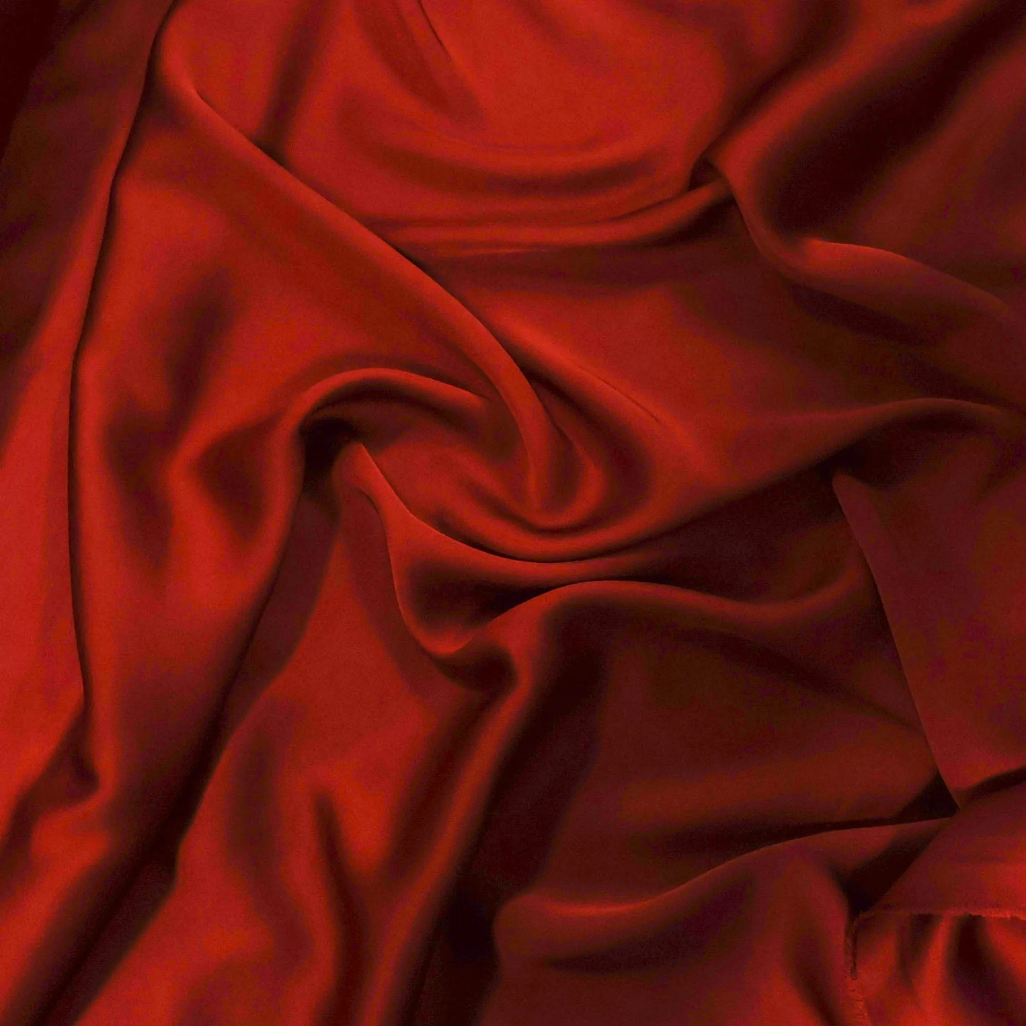 Polyester satijn rood - Lorré