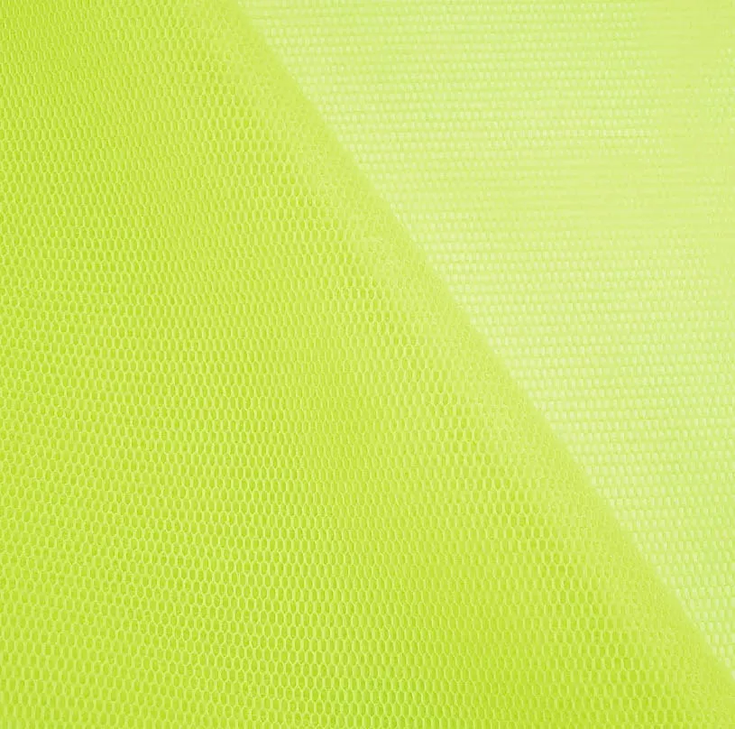 Mesh netstof fluo limoen groen   - Katia Fabrics