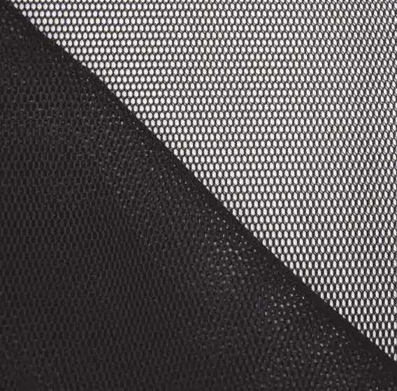 Mesh netstof zwart   - Katia Fabrics
