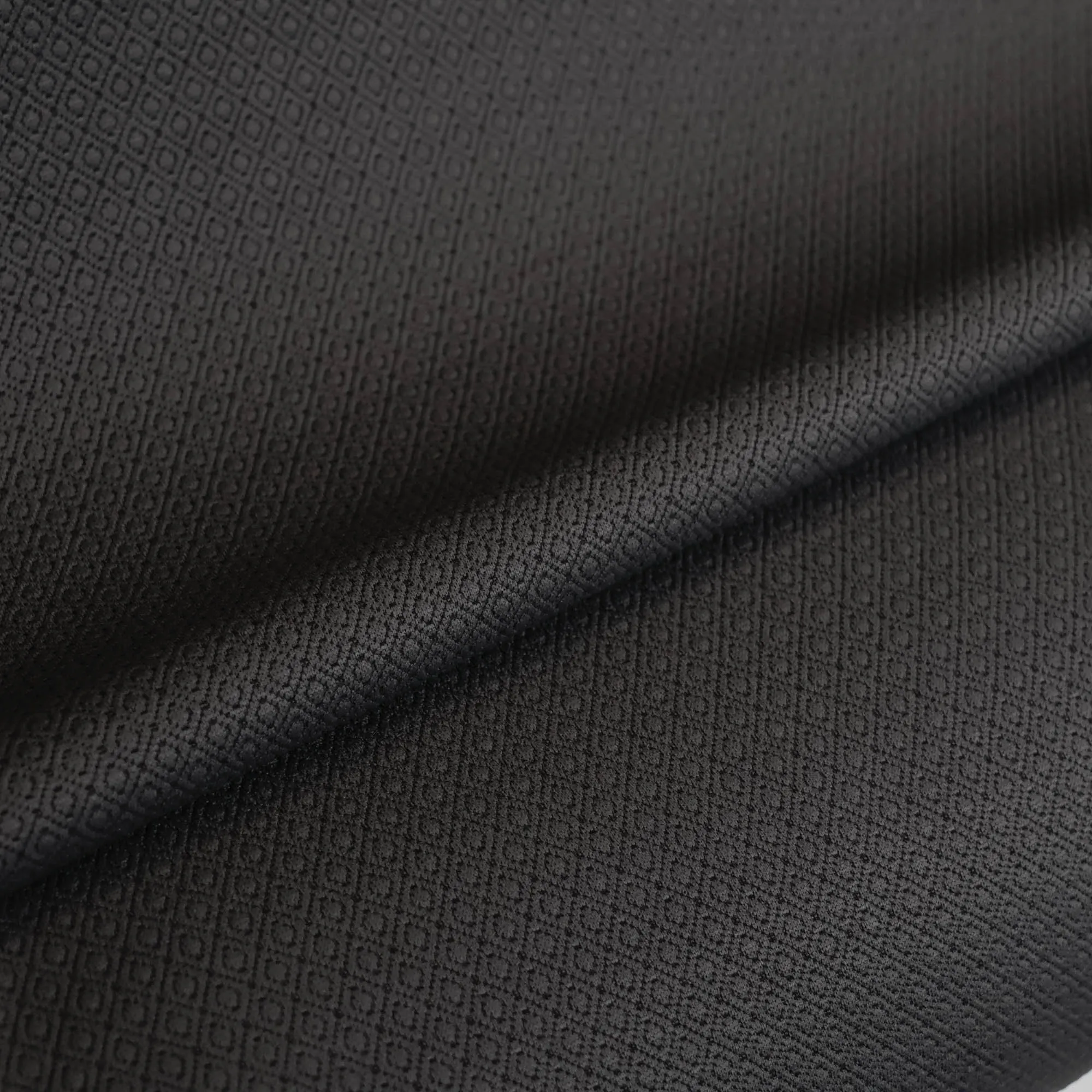 Viscose polyester stretch met ruitjes