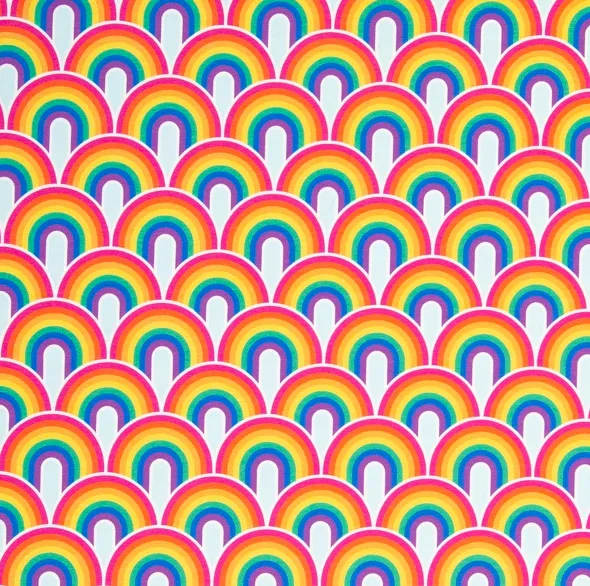 Tricot met regenbogen