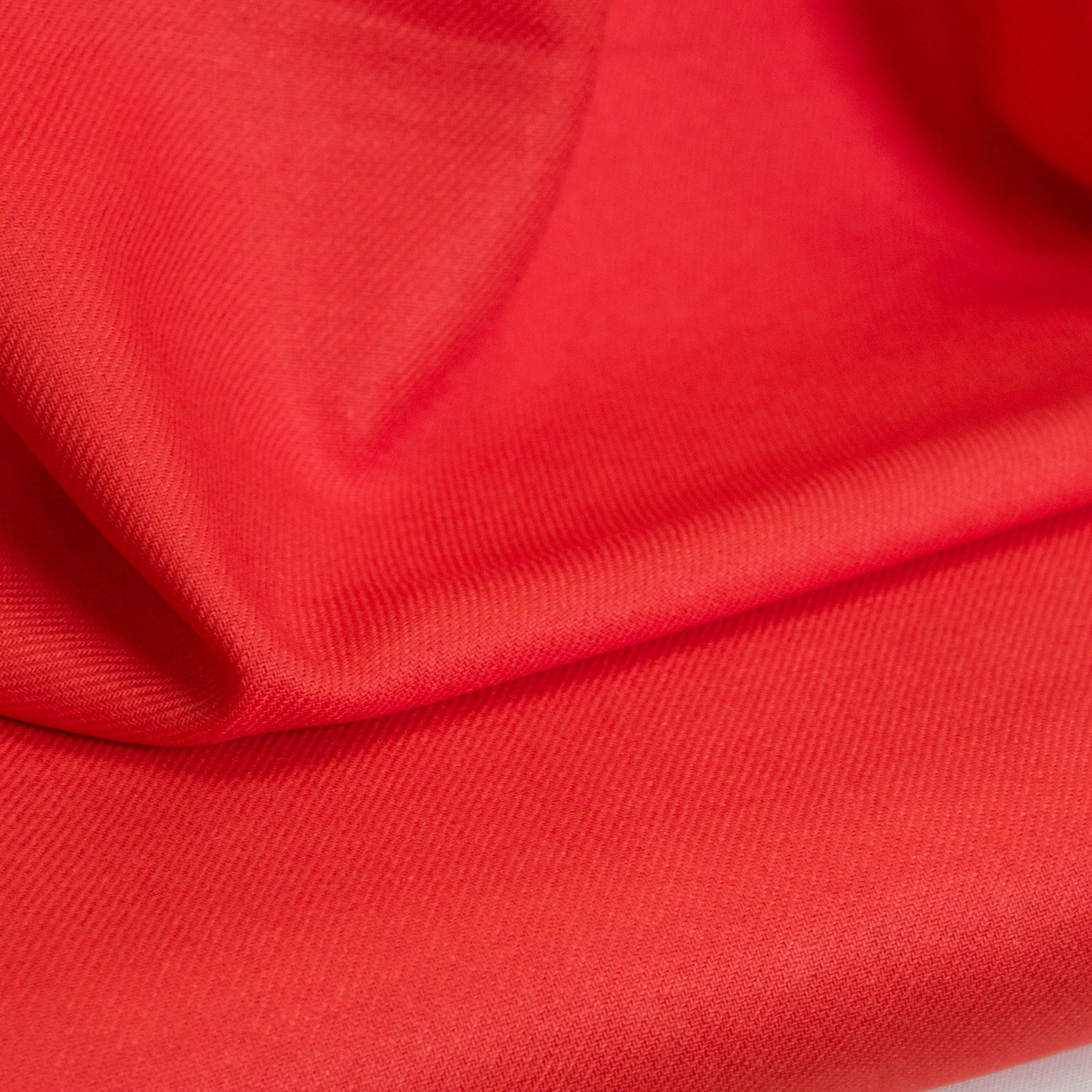 Viscose twill oranjerood - A La Ville
