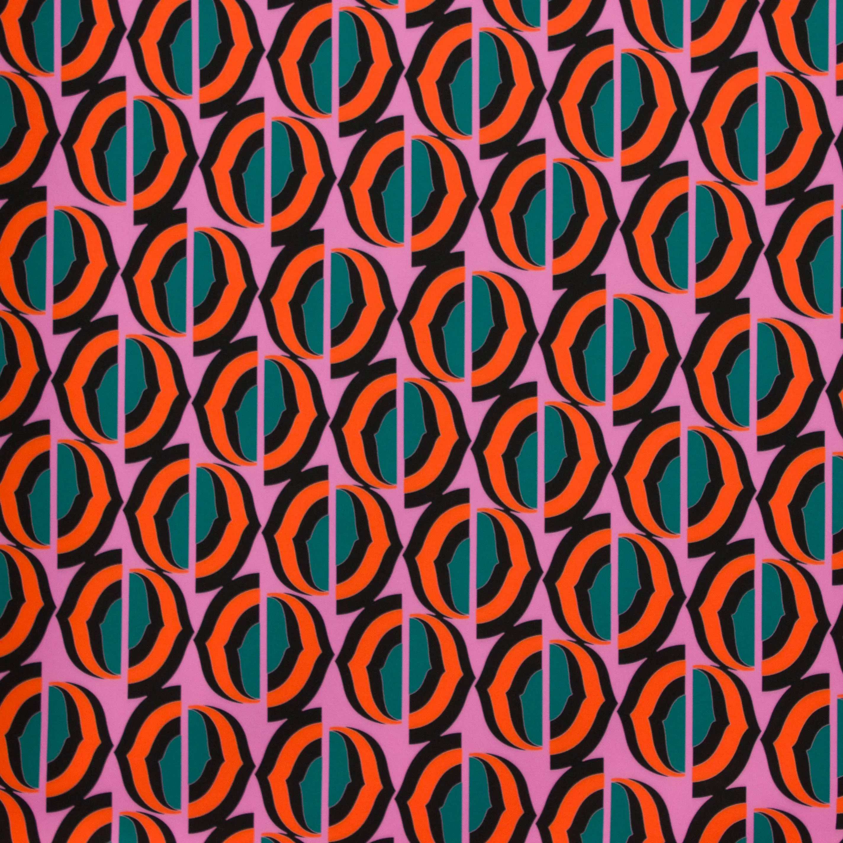 Polyester tricot met abstracte print - Knipmode & A La Ville