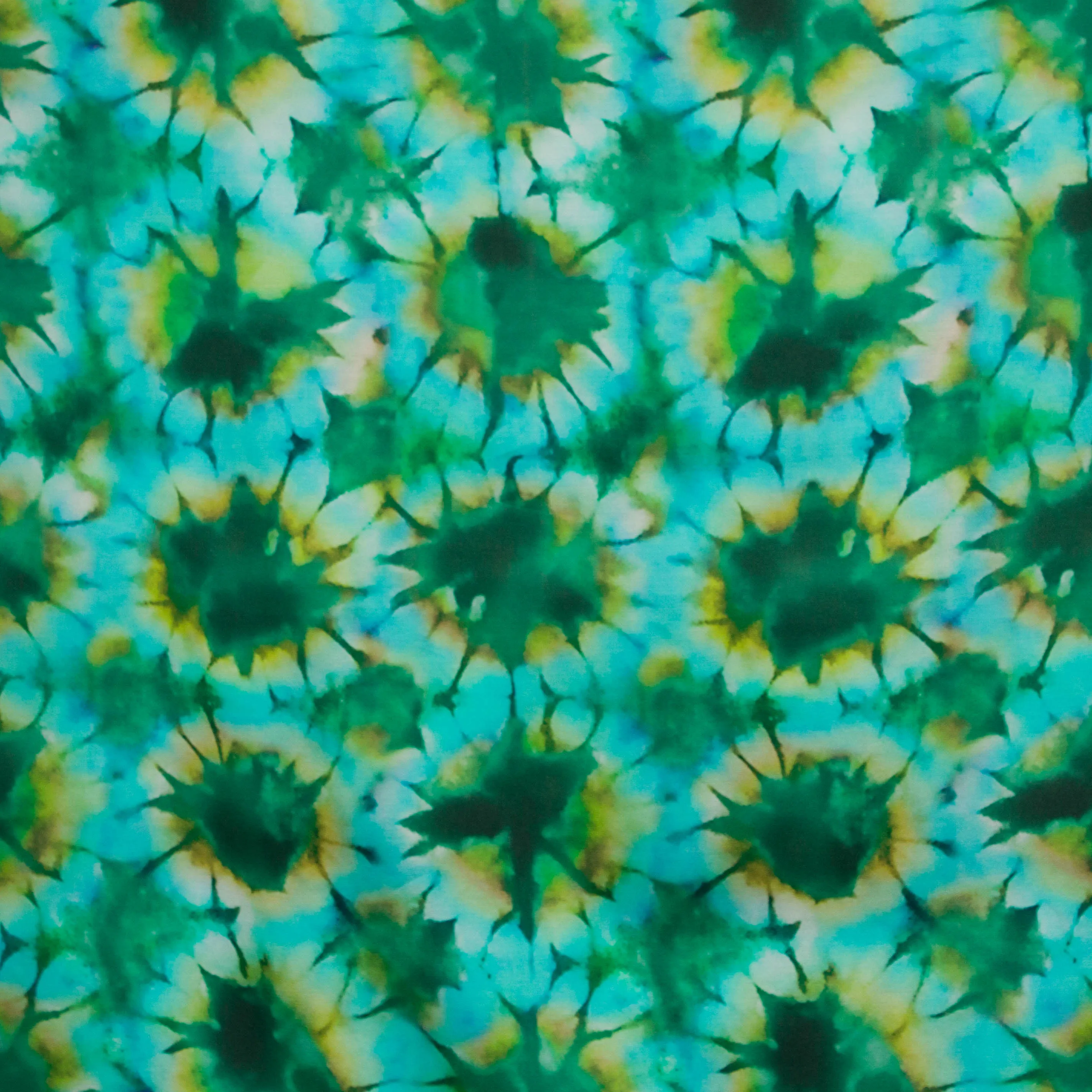 Viscose satijn turquoise groen - A La Ville