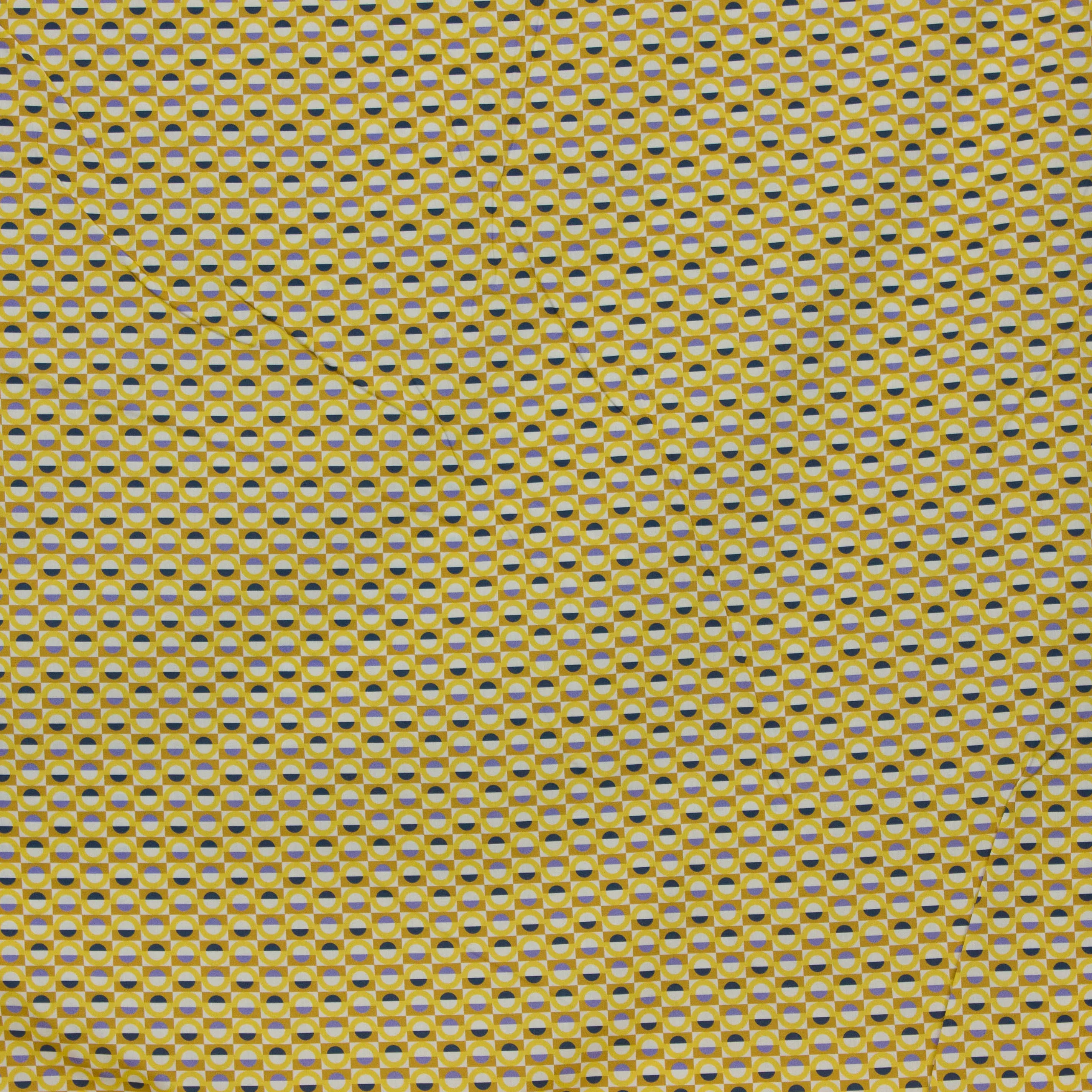 Italiaanse katoen geometrische print - Alta Moda
