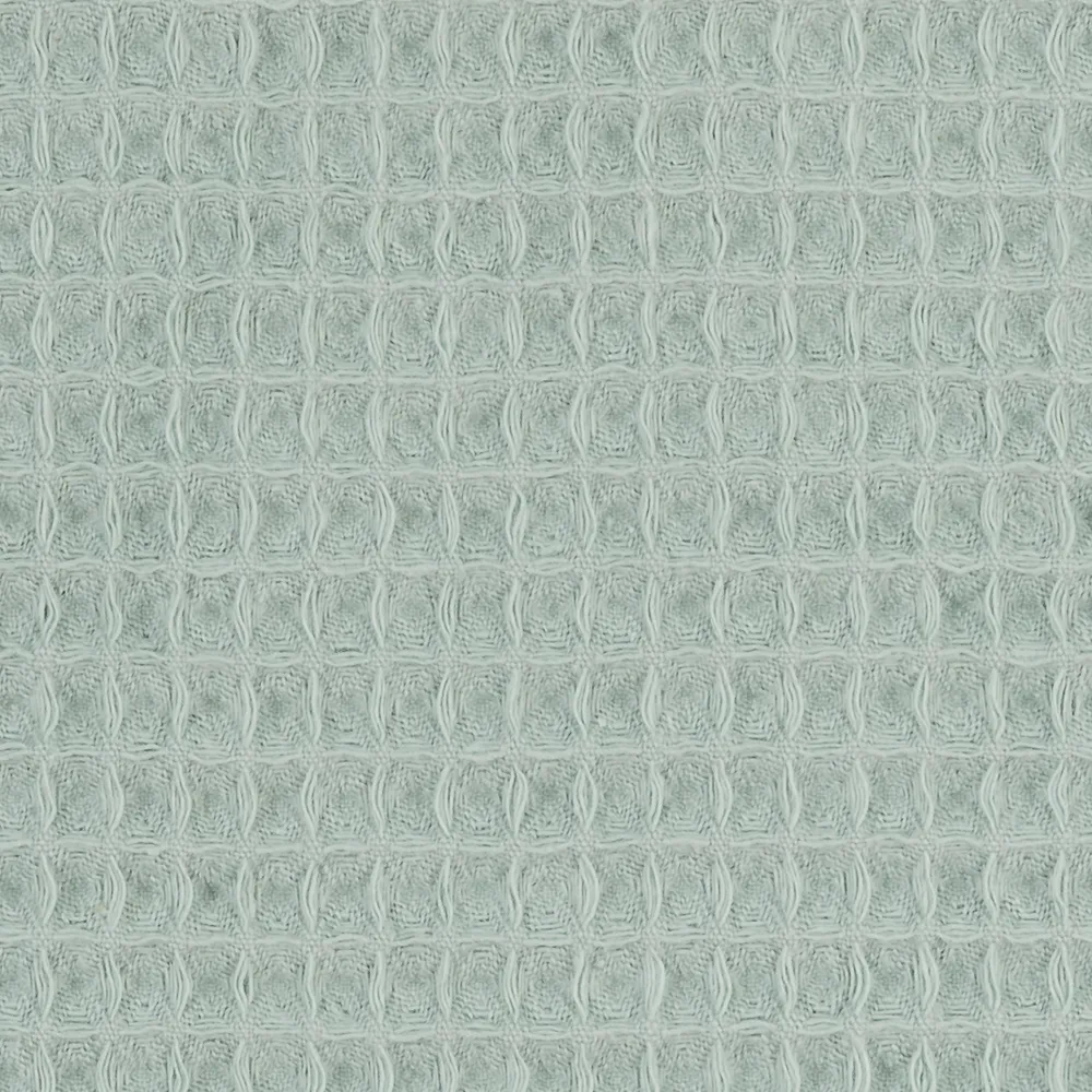 Wafelstof katoen blauwgrijs 'Nelson'