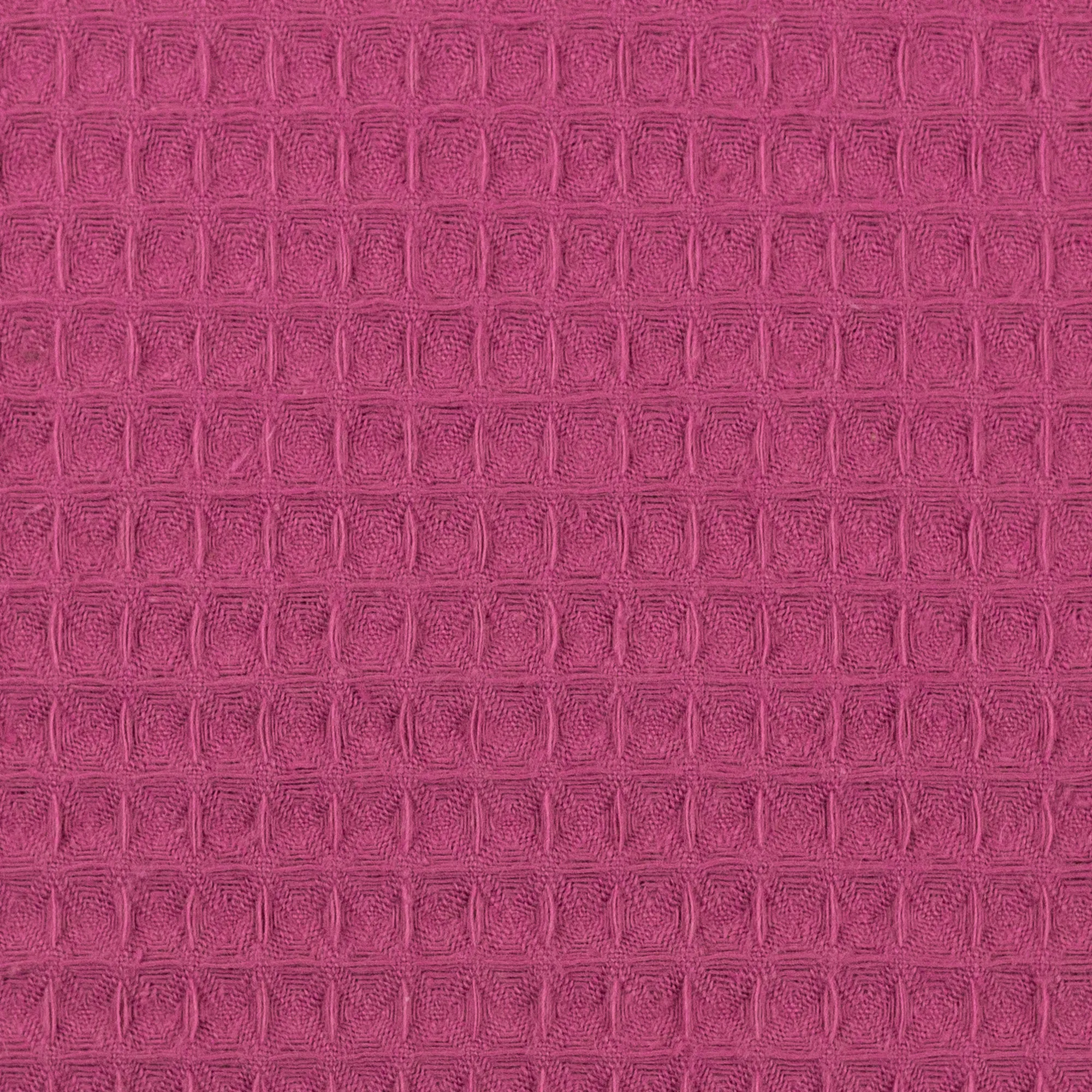 Wafelstof katoen fuchsia 'Nelson'